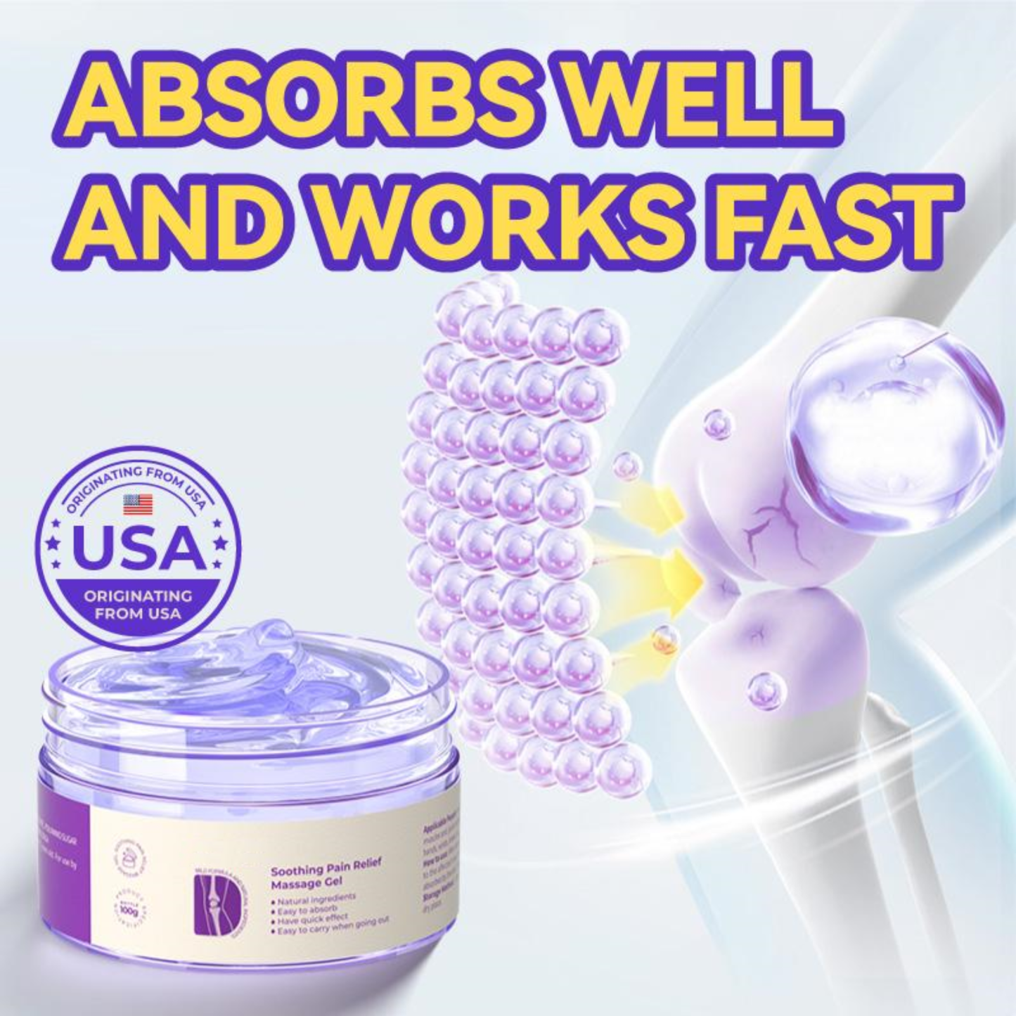 Joint Pain Relief Gel + FREE SHIPPING